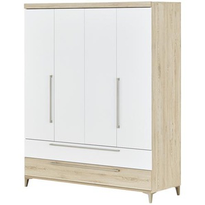 PAIDI Kleiderschrank Remo - holzfarben - Materialmix - 164 cm - 199 cm - 55,9 cm | Möbel Kraft