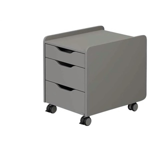 PAIDI Rollcontainer - grau - Materialmix - 44,3 cm - 53,29 cm - 57,3 cm | Möbel Kraft