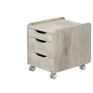 PAIDI Rollcontainer - holzfarben - Materialmix - 44,3 cm - 53,29 cm - 57,3 cm | Möbel Kraft