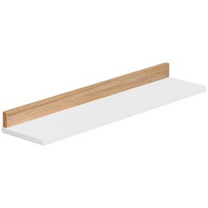 Paidi Wandboard Lieven, Weiß, Eiche, Holzwerkstoff, 94.8x8.2x22.5 cm, Blauer Engel, Goldenes M, Babymöbel, Babyregale