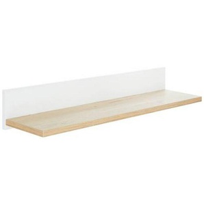 Paidi Wandboard Lennox Fresh, Weiß, Eiche, Holzwerkstoff, 90x13.9x21.6 cm, GS-geprüft, Blauer Engel, Goldenes M, Babymöbel, Babyregale