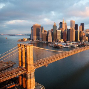 Papermoon Fototapete Brooklyn Bridge Morning, glatt