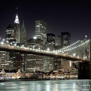 Papermoon Fototapete Manhatten Bridge, glatt