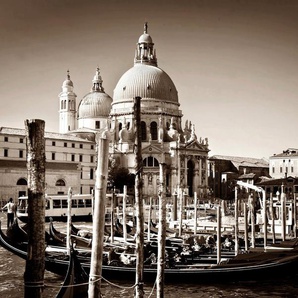 Papermoon Fototapete Venedig Sepia