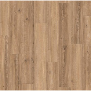 Parador Laminatboden Laminat Basic 400, Eiche, Holzwerkstoff, 19.4x0.8x128.5 cm, für Fußbodenheizung geeignet, Synchronprägung, auf unebenen Untergründen verlegbar, Teppiche & Böden, Bodenbeläge, Laminat