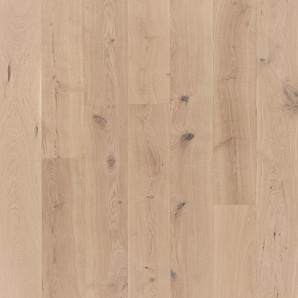 Parador Parkettboden Basic 11-5 1595135, Weiß, Hellbraun, Holz, Eiche, Schichtholz, teilmassiv, 220x18.5x1.15 cm, Fsc, Pefc, Emas, DIN EN ISO 14001, Made in EU, Epd, Real Wood, Voc-Label A+, pflegeleicht, widerstandsfähig, fleckenunempfindlich, für