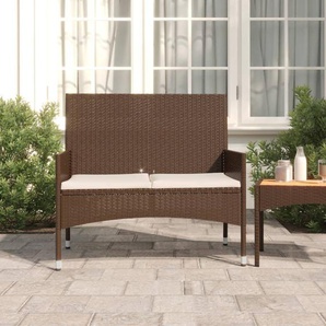 Parkbank Ephesus aus Polyrattan