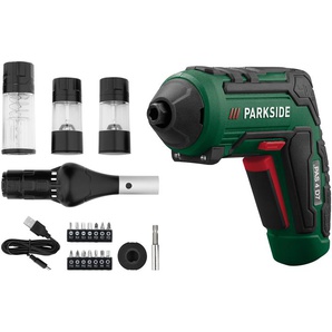 PARKSIDE® 4 V Akkuschrauber-Set »PAS 4 D7«, mit 4 BBQ-Aufsätzen