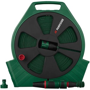 PARKSIDE® Kassetten-Flachschlauch, 20 m, mit Gartenspritze