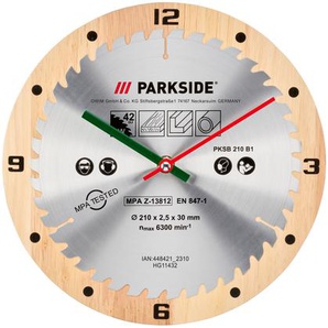 PARKSIDE® Wanduhr »PWCP1A1«, im Kreissägeblatt-Design