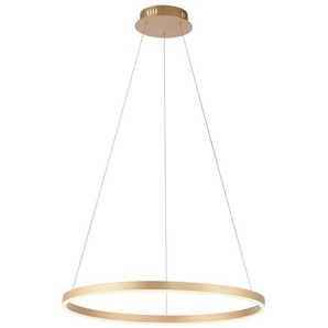 Paul Neuhaus Pendelleuchte - gold - Materialmix - 58,5 cm - 120 cm - 58,5 cm | Möbel Kraft