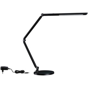 Paulmann LED Schreibtischlampe FlexBar, LED fest integriert, Tageslichtweiß, Warmweiß, 3step, sw tunW dim, 10,6W, Kabell 1,50 m, dimmbar
