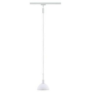 Paulmann Schienensystem-Hängeleuchte Sarrasani, Opal, Weiß, Metall, Glas, rund,rund, 140 cm, Lampen & Leuchten, Innenbeleuchtung, Schienensysteme