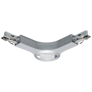 Paulmann Schienensystem-Verbinder URail, Chrom, Metall, 14.1x2.7x14.1 cm, Lampen & Leuchten, Innenbeleuchtung, Schienensysteme