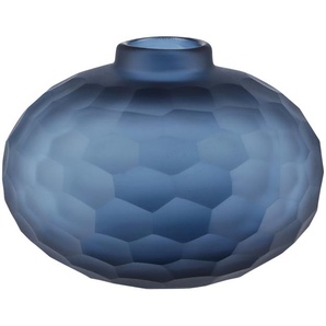 Peill+Putzler Vase ¦ blau ¦ Glas ¦ Maße (cm): H: 10,5  Ø: 15