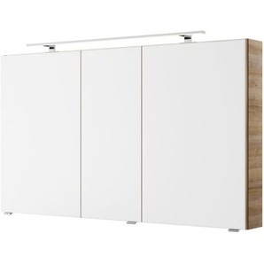 Pelipal Spiegelschrank Serie 4035, Metall, 6 Fächer, 120x70.3x14.5 cm, Made in Germany, Typenauswahl, Badezimmer, Badezimmerspiegel, Spiegelschränke