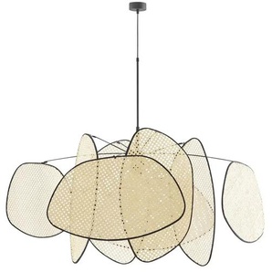 Pendelleuchte ¦ holzfarben ¦ Maße (cm): H: 120  Ø: 100