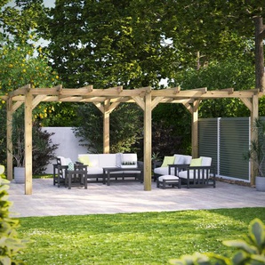 Pergola aus Massivholz