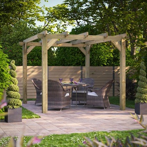 Pergola aus Massivholz