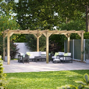 Pergola aus Massivholz