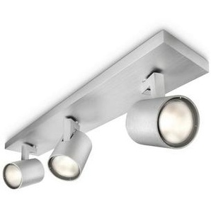 Philips Deckenleuchte Spot Runner, Silber, Metall, 10.9x9x48 cm, LED-Leuchtmittel austauschbar, Lampen & Leuchten, Innenbeleuchtung, Deckenleuchten