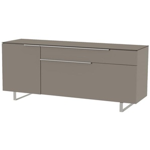 Phonoschrank Pamera 212, grau/alufarbig