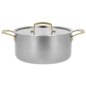 Pillivuyt Gourmet Durance Saucepan with Lid Dia 24 cm 5 litres Steel