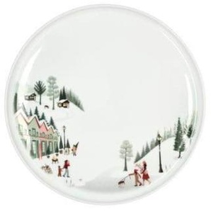 Pillivuyt Plate flat straight edge Winter 26 cm White Ovenproof porcelain