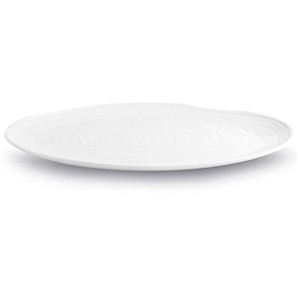 Pillivuyt Plate oval Boulogne 36 x 26 cm White