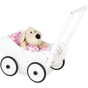 Pinolino® Puppenwagen Trixi - Herzchen, aus Holz mit Bettbezug, FSC®- schützt Wald - weltweit