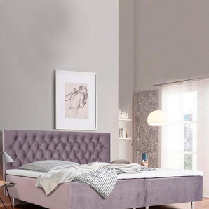 Places of Style Boxspringbett Exclusive, inkl. Topper, 3 Breiten, 3 Härtegrad-Ausführungen