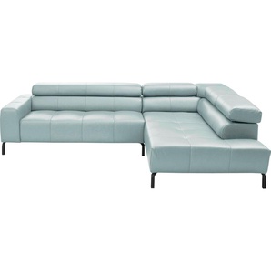 Places of Style Ecksofa Cleveland, L-Form, incl. Kopfteilverstellung, Breite 276 cm, wahlweise elektrischer Sitzvorzug