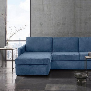 Places of Style Schlafsofa GOLDPOINT Ecksofa 264 cm, Liegefläche (140/200cm), L-Form, Bettfunktion, Bonell-Federkernmatratze und Dauerschläfer-Funktion