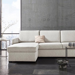 Places of Style Schlafsofa GOLDPOINT Ecksofa 264 cm, Liegefläche (140/200cm), L-Form, Bettfunktion, Bonell-Federkernmatratze und Dauerschläfer-Funktion