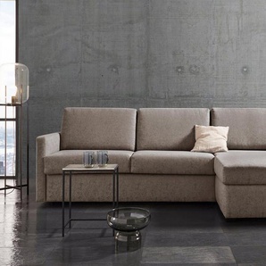 Places of Style Schlafsofa GOLDPOINT Ecksofa 264 cm, Liegefläche (140/200cm), L-Form, Bettfunktion, Bonell-Federkernmatratze und Dauerschläfer-Funktion