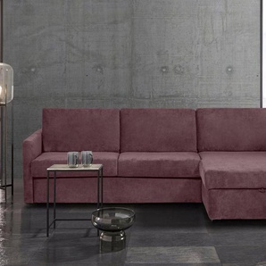 Places of Style Schlafsofa GOLDPOINT Ecksofa 264 cm, Liegefläche (140/200cm), L-Form, Bettfunktion, Bonell-Federkernmatratze und Dauerschläfer-Funktion