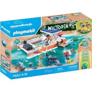 Playmobil® Korallenriff Plattform (71623), Wiltopia Konstruktions-Spielset, (67 St), Made in Europe