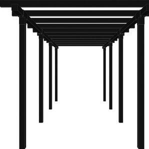 PLUS Pergola Cubic, BxTxH: 238x664x226 cm, Doppelpergola, 3 Module