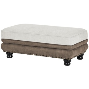 Polsterhocker  Charlene ¦ beige ¦ Maße (cm): B: 120 H: 50 T: 60