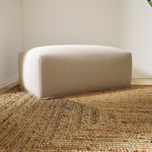 Polsterhocker Cremebeige - Eleganter Polsterhocker: Hochwertige Qualität, einzigartiges Design - 100 x 42 x 64 cm, Individuell konfigurierbar