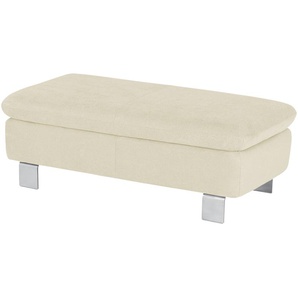 smart Polsterhocker  Fiodora ¦ creme ¦ Maße (cm): B: 121 H: 43 T: 61