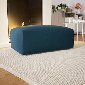 Polsterhocker Ozeanblau - Eleganter Polsterhocker: Hochwertige Qualität, einzigartiges Design - 100 x 42 x 64 cm, Individuell konfigurierbar