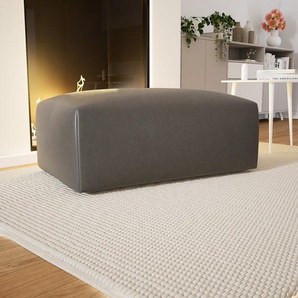 Polsterhocker Schiefergrau - Eleganter Polsterhocker: Hochwertige Qualität, einzigartiges Design - 100 x 42 x 64 cm, Individuell konfigurierbar