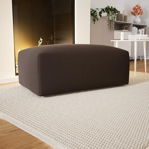 Polsterhocker Schokoladen­braun - Eleganter Polsterhocker: Hochwertige Qualität, einzigartiges Design - 100 x 42 x 64 cm, Individuell konfigurierbar