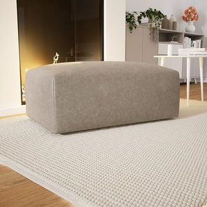 Polsterhocker Taupebeige - Eleganter Polsterhocker: Hochwertige Qualität, einzigartiges Design - 100 x 42 x 64 cm, Individuell konfigurierbar