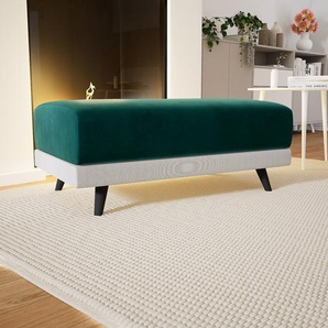 Polsterhocker Weiß - Eleganter Polsterhocker: Hochwertige Qualität, einzigartiges Design - 100 x 42 x 60 cm, Individuell konfigurierbar