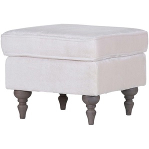 Hocker  Cozy ¦ weiß ¦ Maße (cm): B: 55 H: 44 T: 55