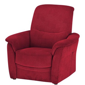 Polstermöbel Oelsa Sessel Sarah - rot - Materialmix - 93 cm - 98 cm - 92 cm | Möbel Kraft