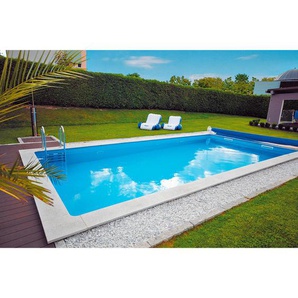 Xxxl Pool, Weiß, Kunststoff, 400x150x800 cm, Freizeit, Pools und Wasserspaß, Aufstellpools, Einbaupools