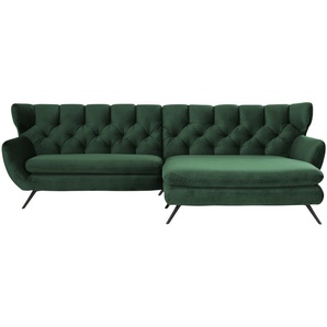 Jette Home Ecksofa  Caldara ¦ grün ¦ Maße (cm): B: 300 H: 94 T: 175